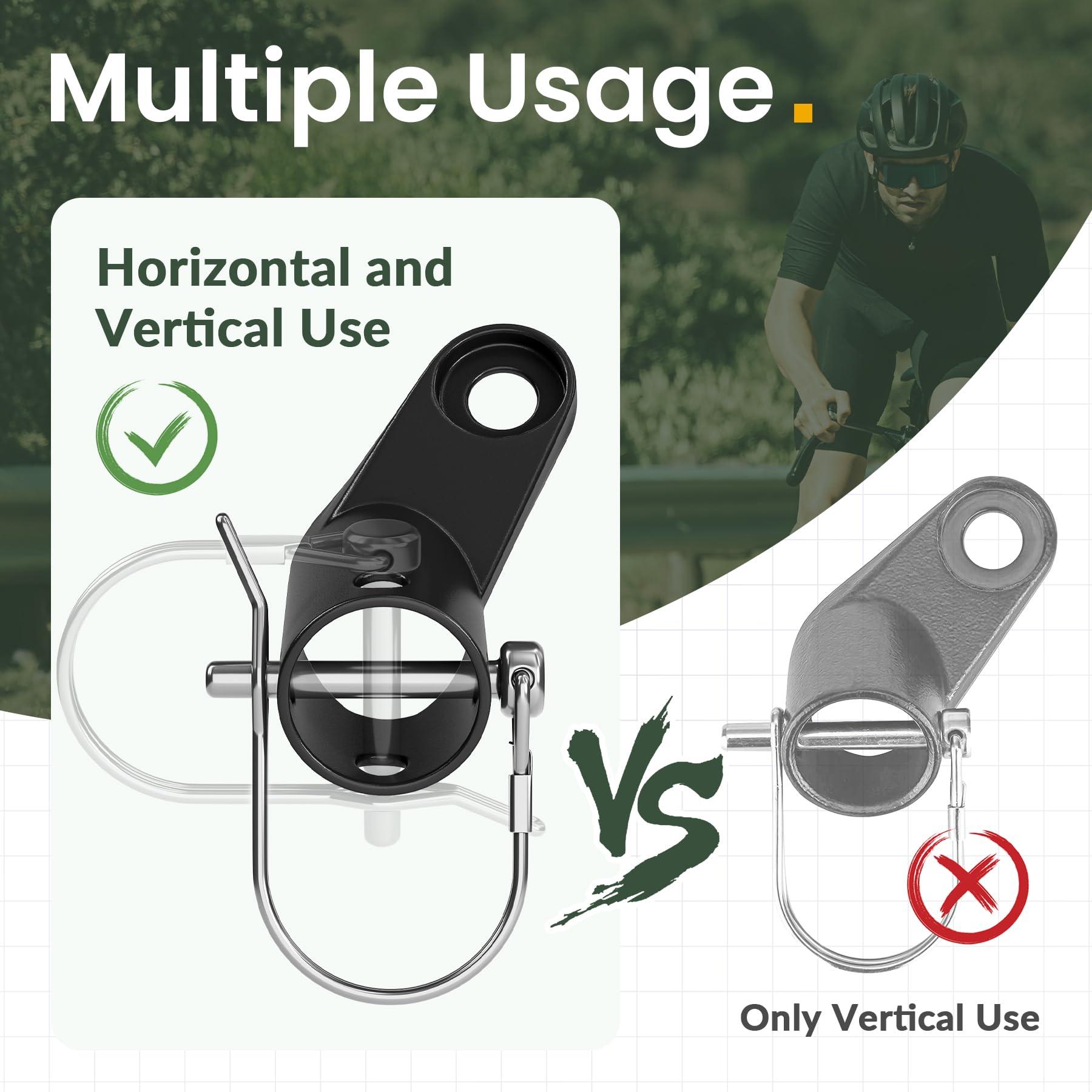 Titanker Titanker Upgraded Bike Trailer Hitch for Schwinn, Bike Trailer Coupler Bike Trailer Attachment for Instep, Bike Trailer Adapter for Cargo Trailer (1 PC-Black)