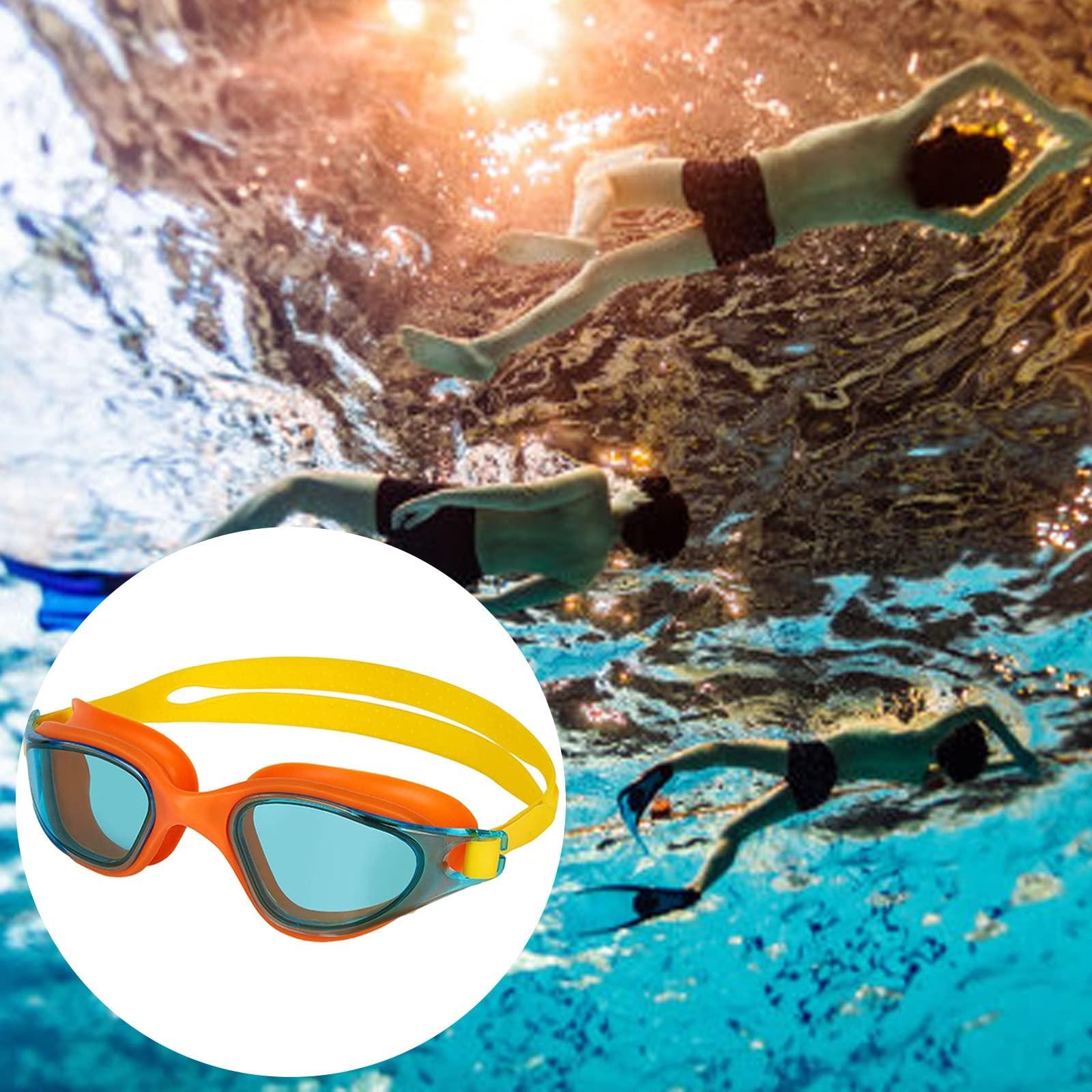 KELINFONG KELINFONG Swim Goggles Wide View Anti Fog No Leaking Anti Uv Clear Vision Goggles for Men Women Youth Adult