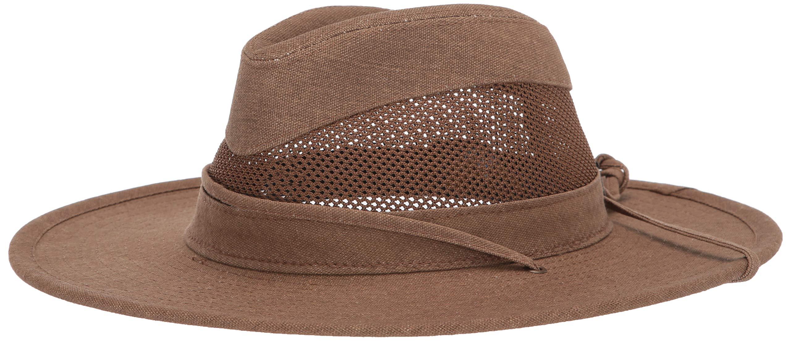 Henschel Hats Henschel Hiker Sea Dream Crushable Cotton Duck Hat, Earth, Large