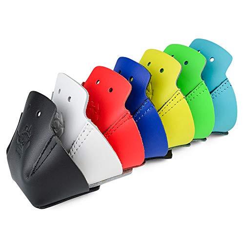 Bont Bont Roller Skates - 100% Australian Leather Toe Cap Guard Protectors - Roller Skate Derby Speed - Pair - Black