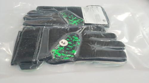 BEAST RAGE BEAST RAGE Goalkeeper Gloves for Kids Support Grip Youth Football Glove Kid Junior Soccer Glove for Kid 6-15 Men Adult Boys Football Gloves (Green, Size 8 for (M/L Adult))