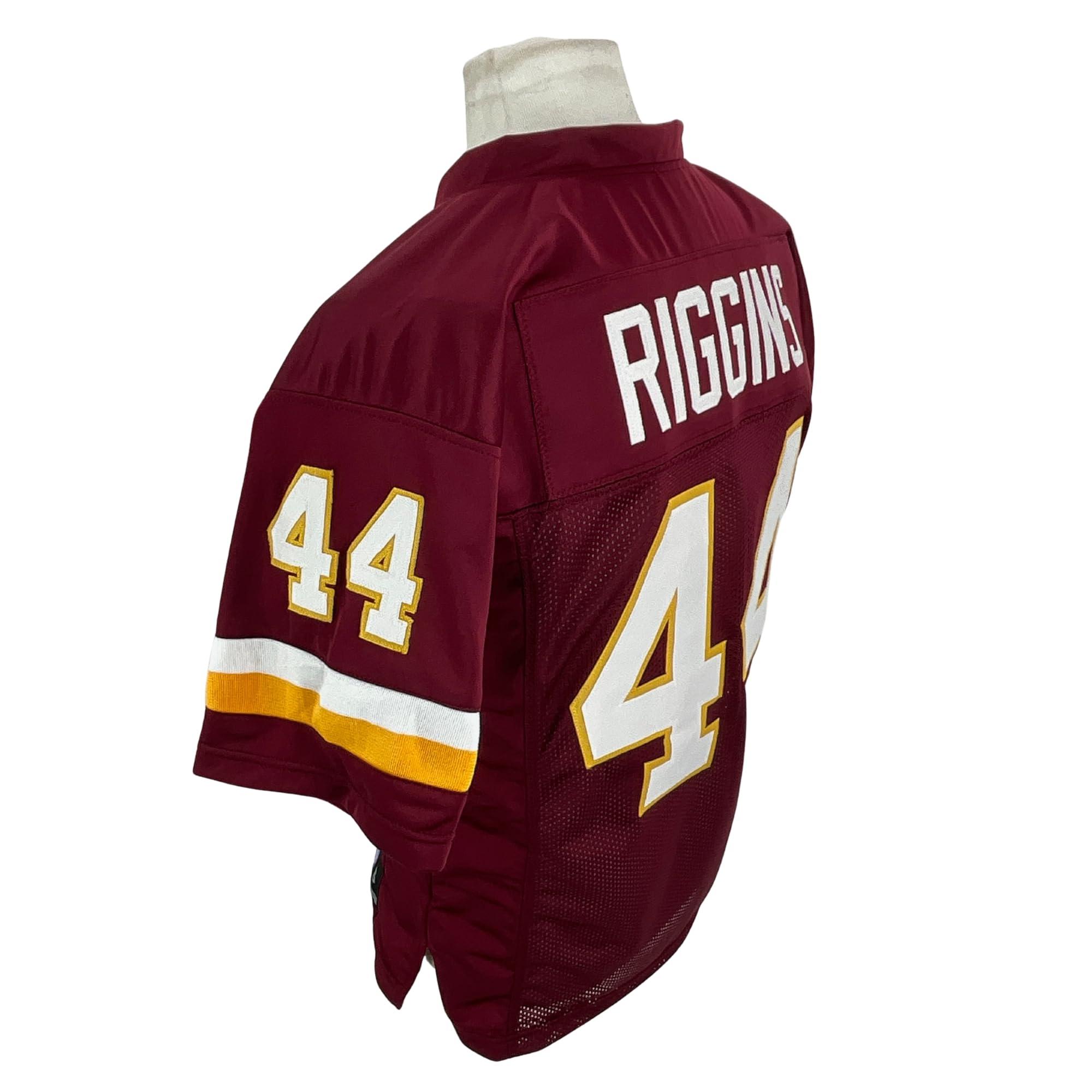 TIMELESS AUTHENTIC John Riggins Jersey Burgundy Washington | Unisex Adult Sizes S-5XL Unsigned Custom Sewn Stitched (M)
