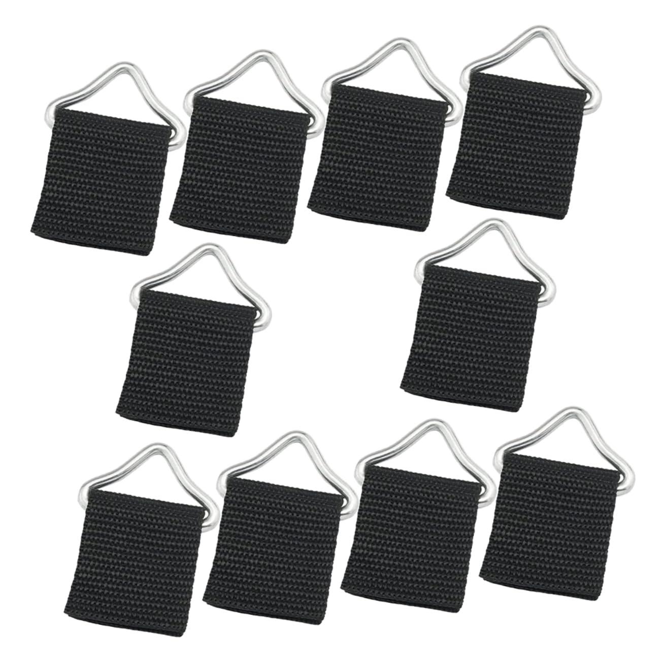 Happyyami Happyyami 30sets Trampoline Tie Down Anchor Kit Swingset Accessories Outdoor Replacement Parts Trampoline Net Triangle Rings
