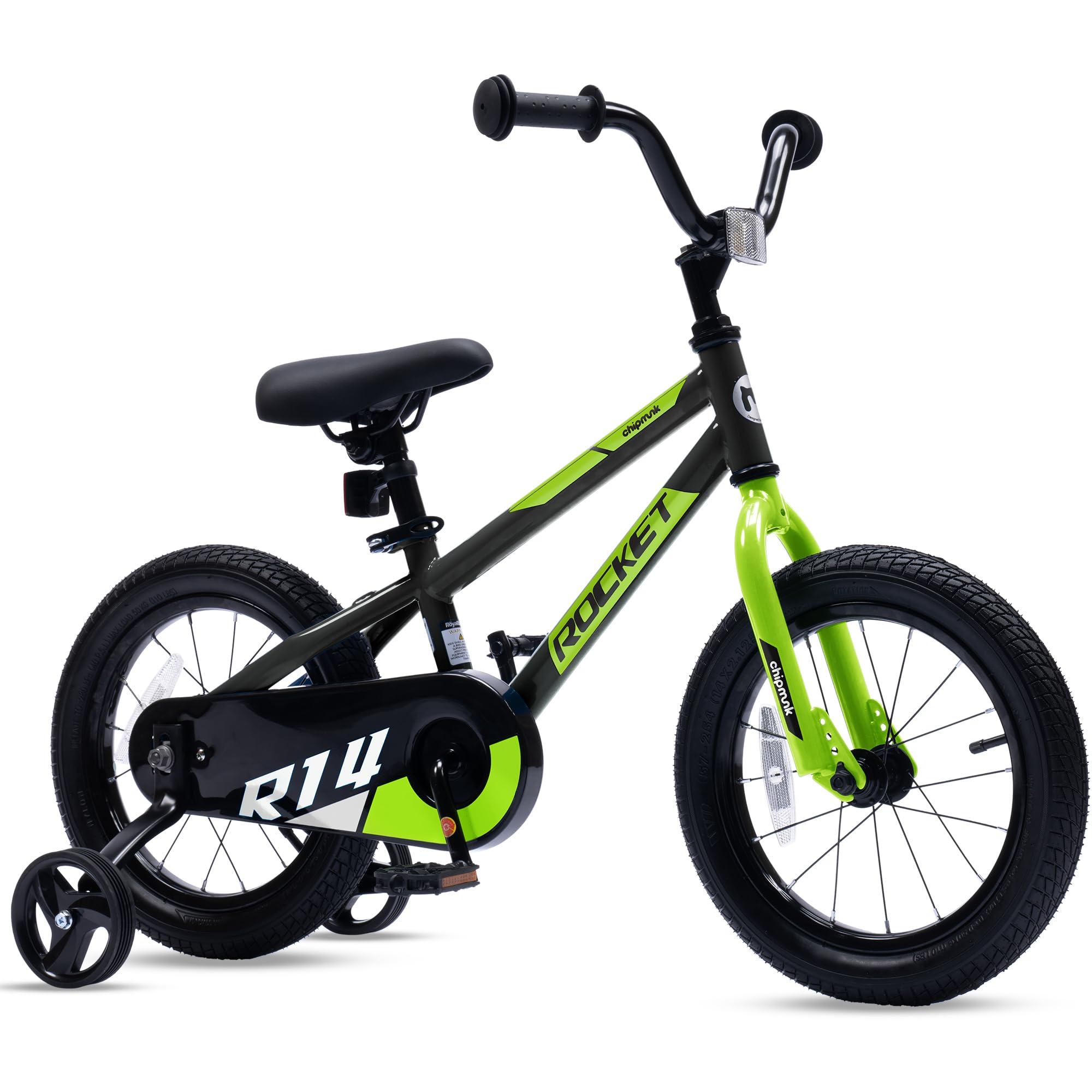 Chipmunk Chipmunk Kids Bike Toddlers 12 14 16 18 Inch Wheel Bicycle Beginners Boys Girls Ages 3-11 Years, Multiple Color Options