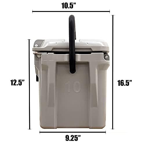 Fatboy Fatboy 10QT Rotomolded Cooler Chest Ice Box Hard Lunch Box - Marine Camo