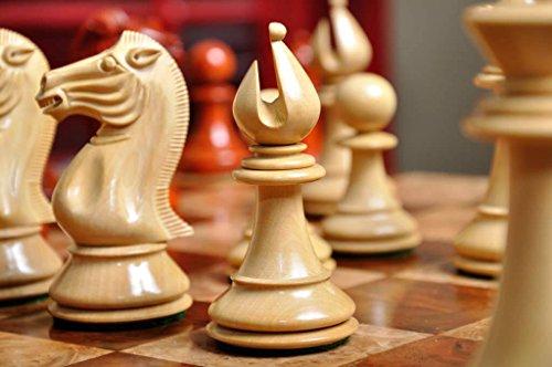 The House of Staunton The House of Staunton - The Isernia Luxury Chess Set - Pieces Only - 4.4" King - Blood Rosewood