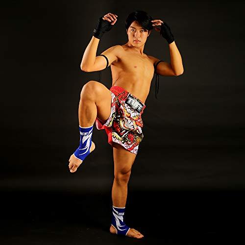 Tuff Sport Tuff Muay Thai Shorts TUF-MS621-WHT-M