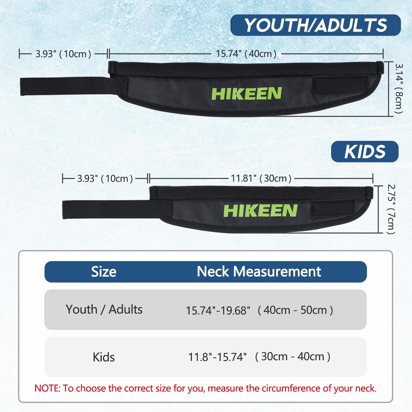 Hikeen Hikeen Hockey Neck Guard,Premium Cut Resistant Neck Guard,Adjustable & Soft Hockey Neck Protector,Optimal Safety Ice Hockey Protection Equipment for Youth Adults and Kids