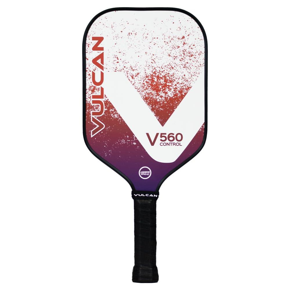 Vulcan Sporting Goods Co. Vulcan | V560 Pickleball Paddle | High Performance | USAP Approved | White