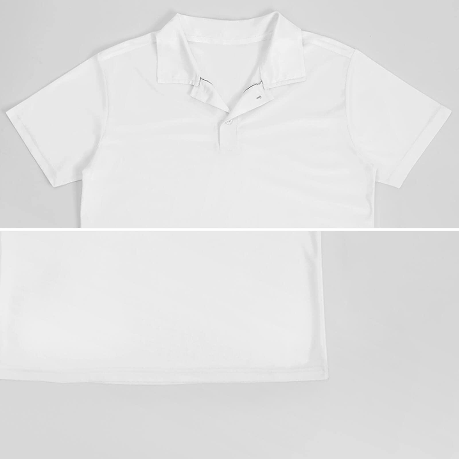 SONGTING Powerful Tornado Men's Polo Shirt Short Sleeve Print T Shirt Slim Fit Golf Shirt Collared Tee Casual Top XL