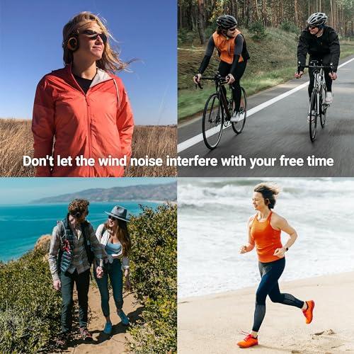 Windfree Cyclist Wind Deflector Ear Muffs for Noise Reduction Earmuffs, Cycling Ear Wind Deflectors for Ear Wind Protection, Sensory Headphones for Hearing Aids Users Tinnitus Over-Ear Headphone (WHITE)