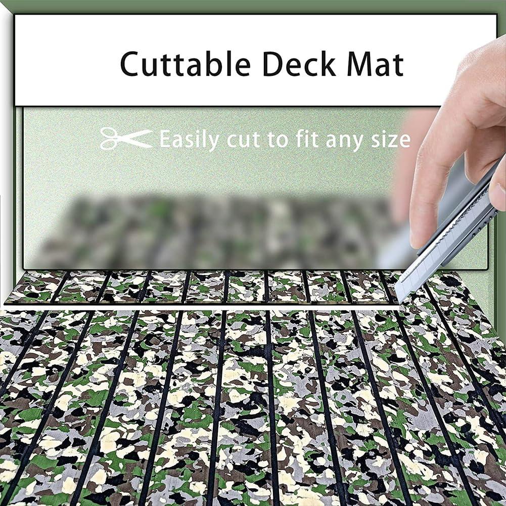 WKXTECZT WKXTECZT Boat Flooring EVA Foam Boat Decking Camo Marine Flooring Self-Adhesive Boat Mat Boat Carpet for Motorboat RV Yacht Kayak Surfboard,240X45CM