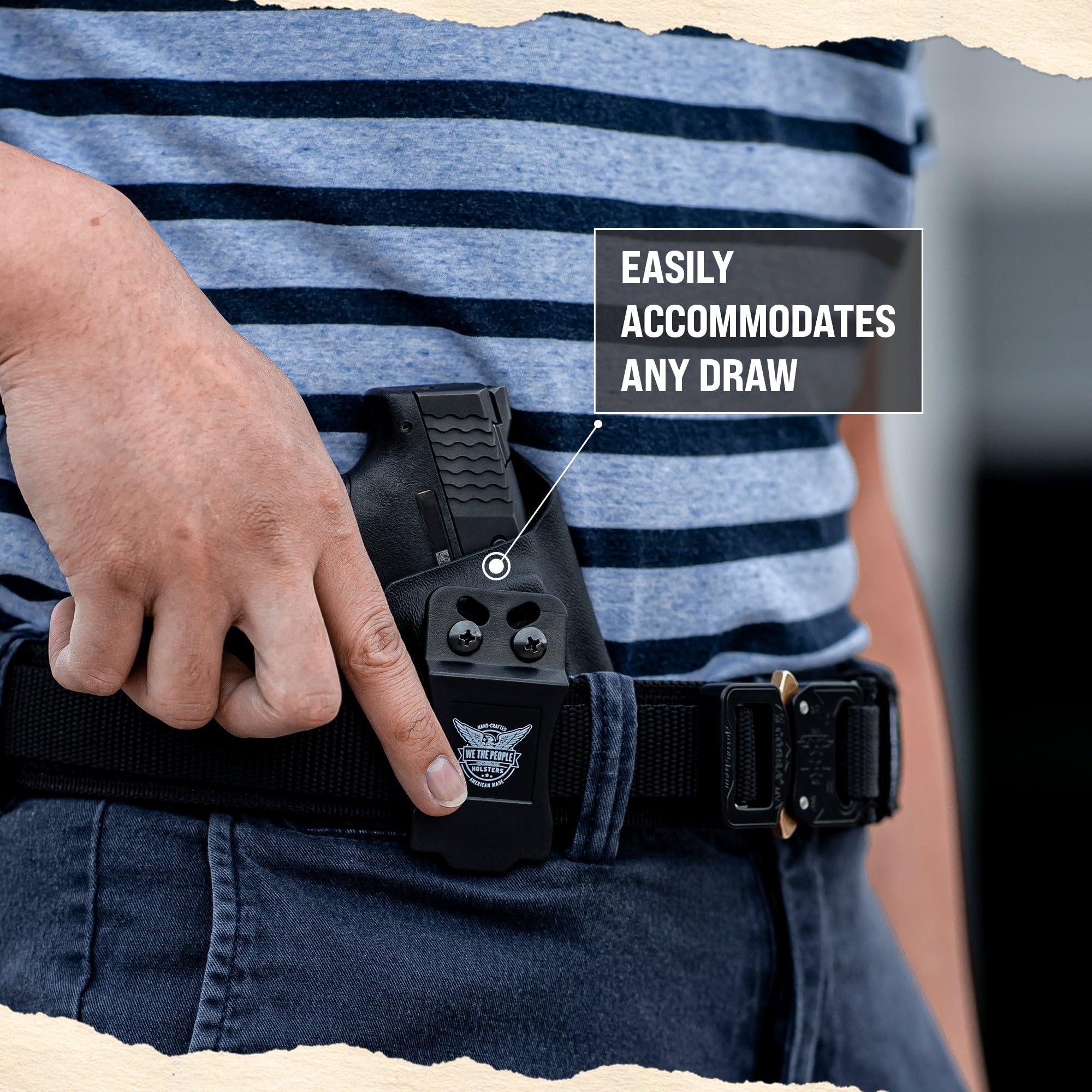 We The People Holsters We The People Holsters - Tiger Print - Left Hand - IWB Holster Compatible with Sig Sauer P320C 9MM/.40SW Manual Safety / P320-M18 RDS
