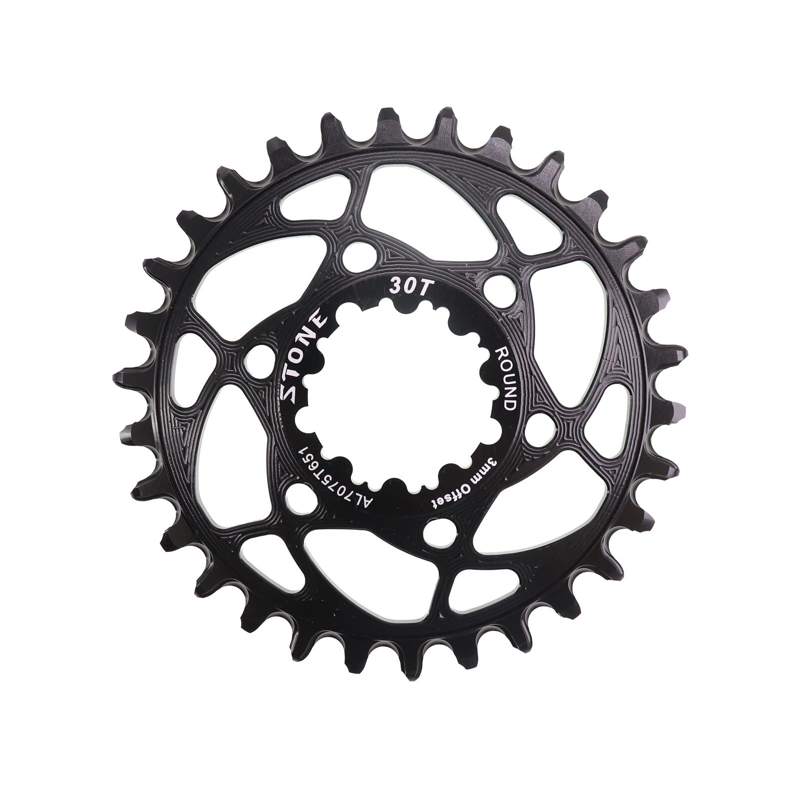 DJC Components DJC Components Stone Bike Chainring 3mm Offset Round Direct Mount for Sram Boost 148 GXP X9 X0 XX1 X01 28t to 40T (28T)