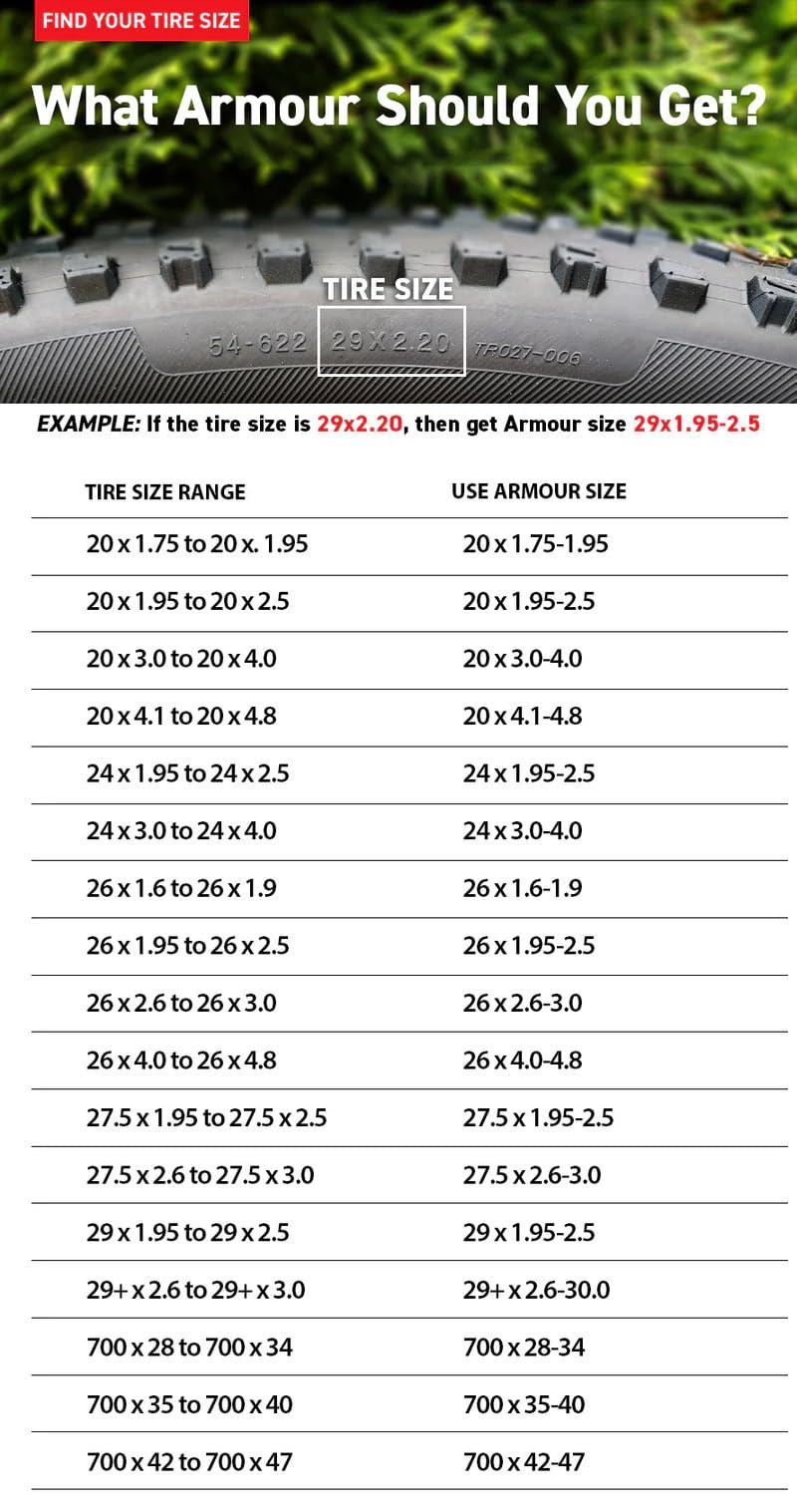 Tannus Tannus Armour Tire Insert, No Flat Bicycle Tire Insert, Puncture Proof Bike Tube Protector, Stops Flats from Thorns and Goatheads (29\" x 2.6-3.0\")