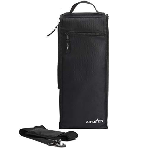 Athletico Athletico Golf Cooler Bag - Soft Sided Insulated Cooler Holds a 6 Pack of Cans or Two Wine Bottles (Black)