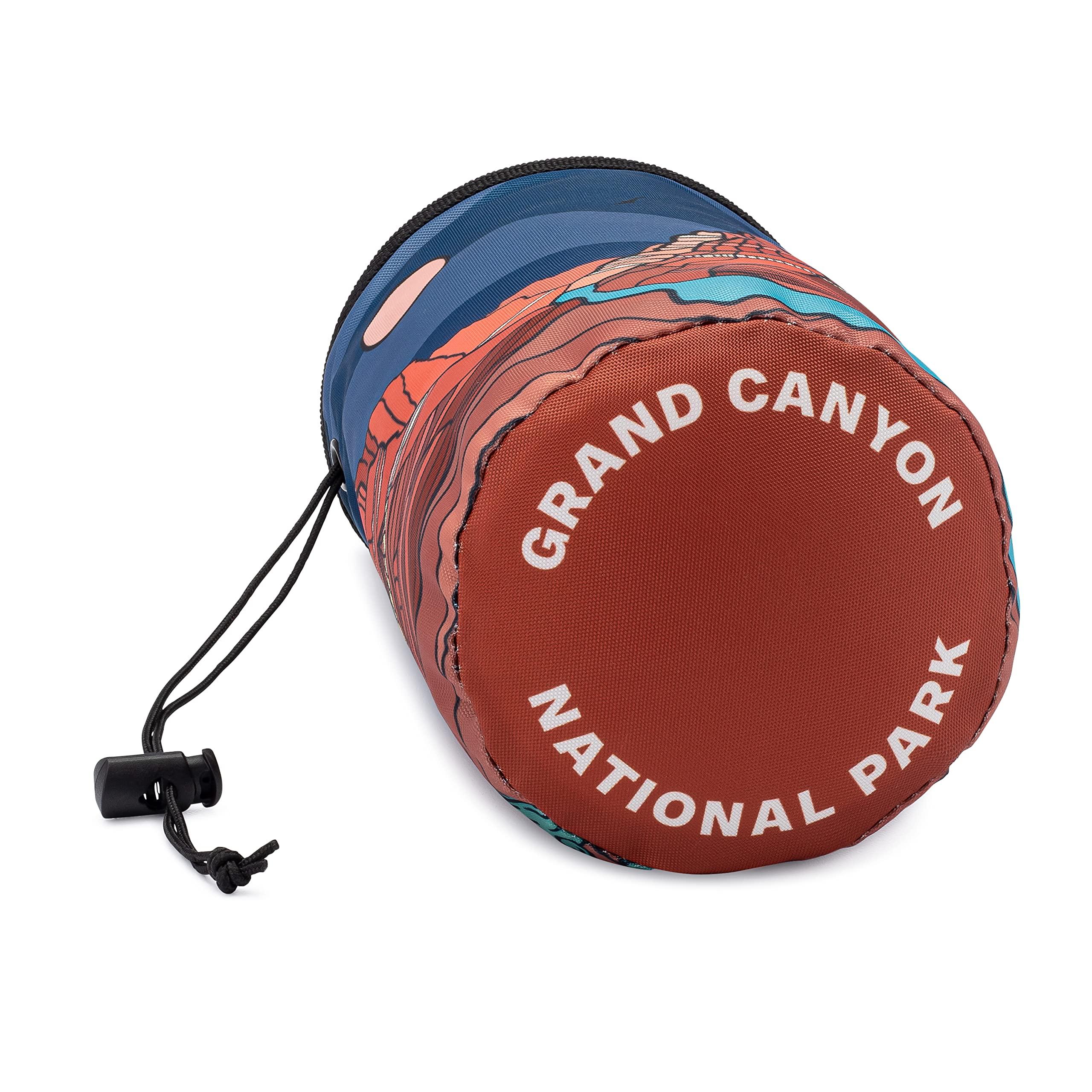 Oso Supply Co OSO Supply - Climbing Chalk Bag for Adults and Kids, Drawstring Closure, Adjustable Waist Belt, Indoor/Outdoor Training, Rock Climbing, Bouldering, Weightlifting (Grand Canyon)