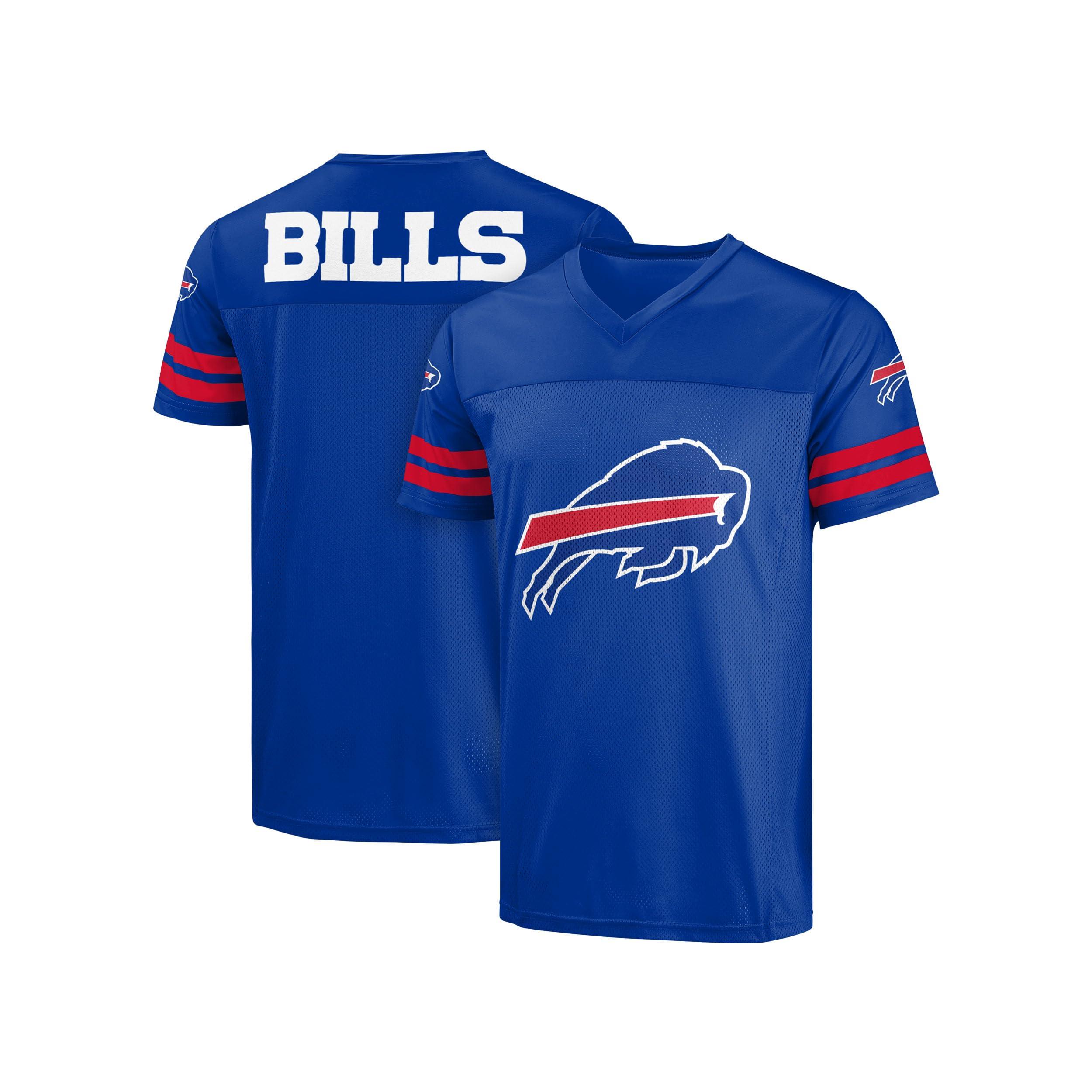 FOCO FOCO NFL Women's Officially Licensed Primary Logo Game Day Team Jersey (Medium, Buffalo Bills - Blue)