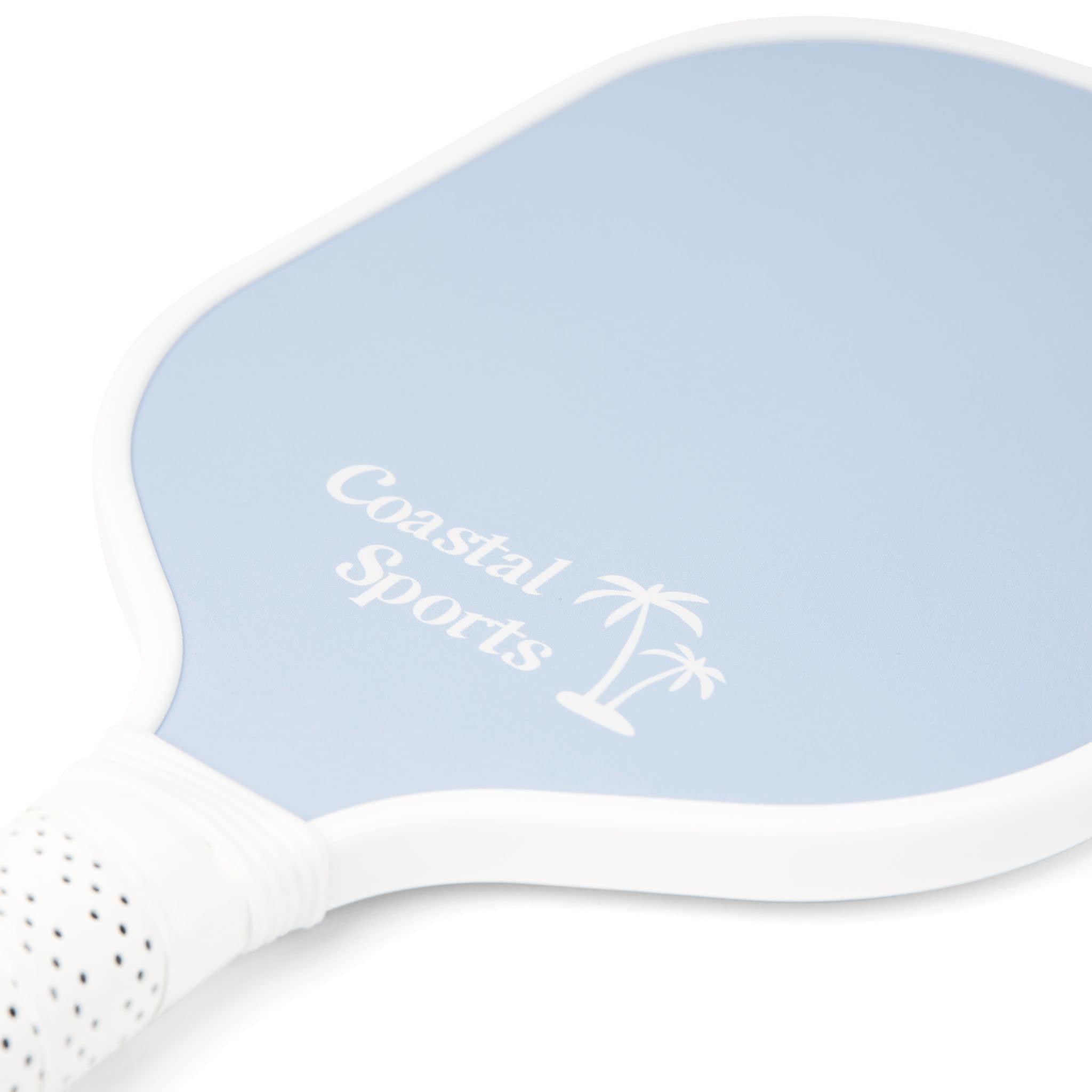 Coastal Sports Coastal Sports Pickleball Paddle | Graphite Face & Honeycomb Polymer Core | Premium Grip | Lightweight (Sky Blue)