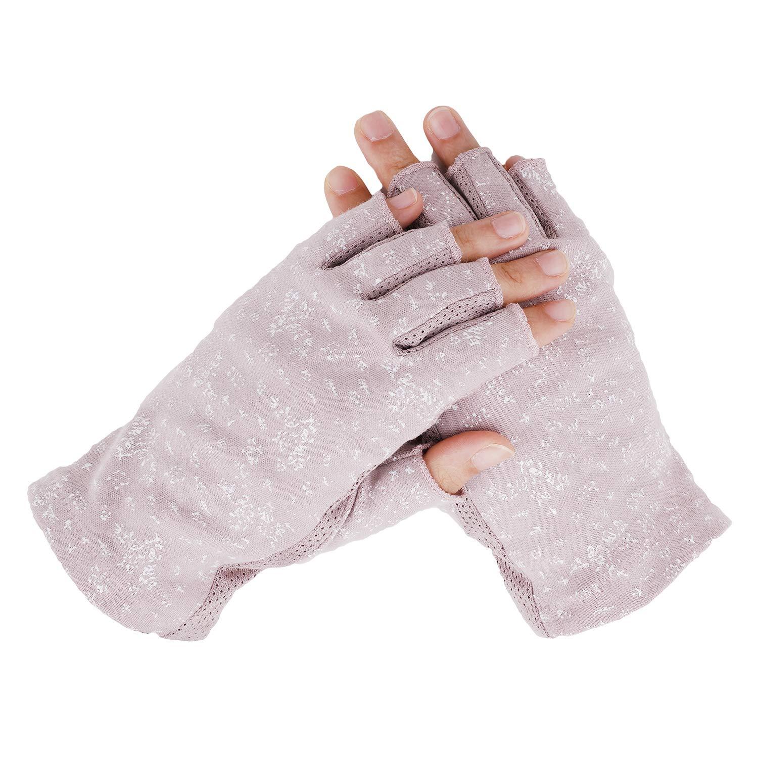 MioCloth MioCloth Women Driving Gloves Breathable Summer UV Sun Protection Fingerless Non Slip Driving Cycling Gloves Gift