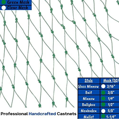 Bait Buster Bait Buster Minnow Cast Net 1/4" Sq. Mesh Green (8 Ft.)