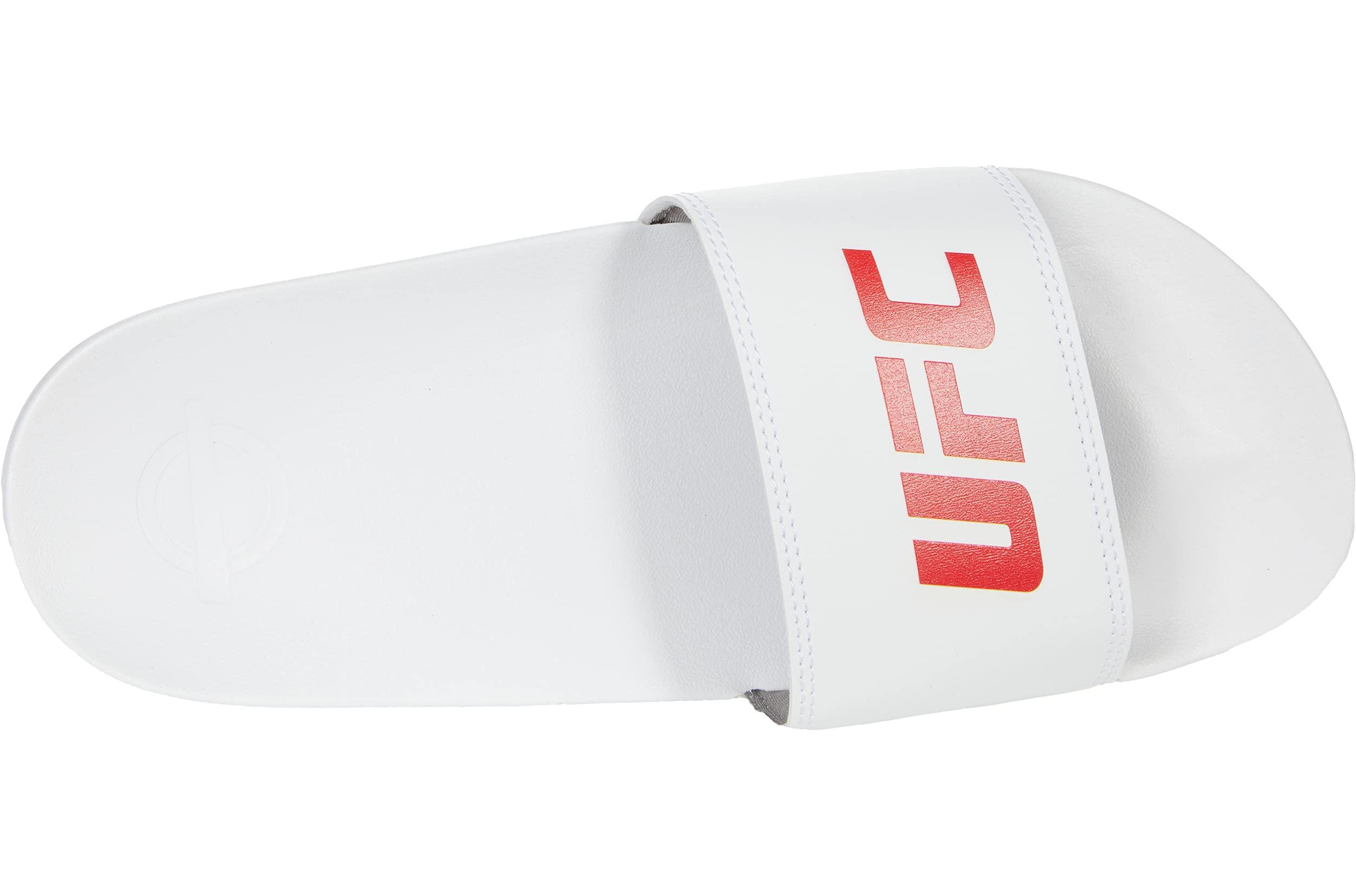 UFC UFC Octagon Slide White/Red Men's 3-4 M