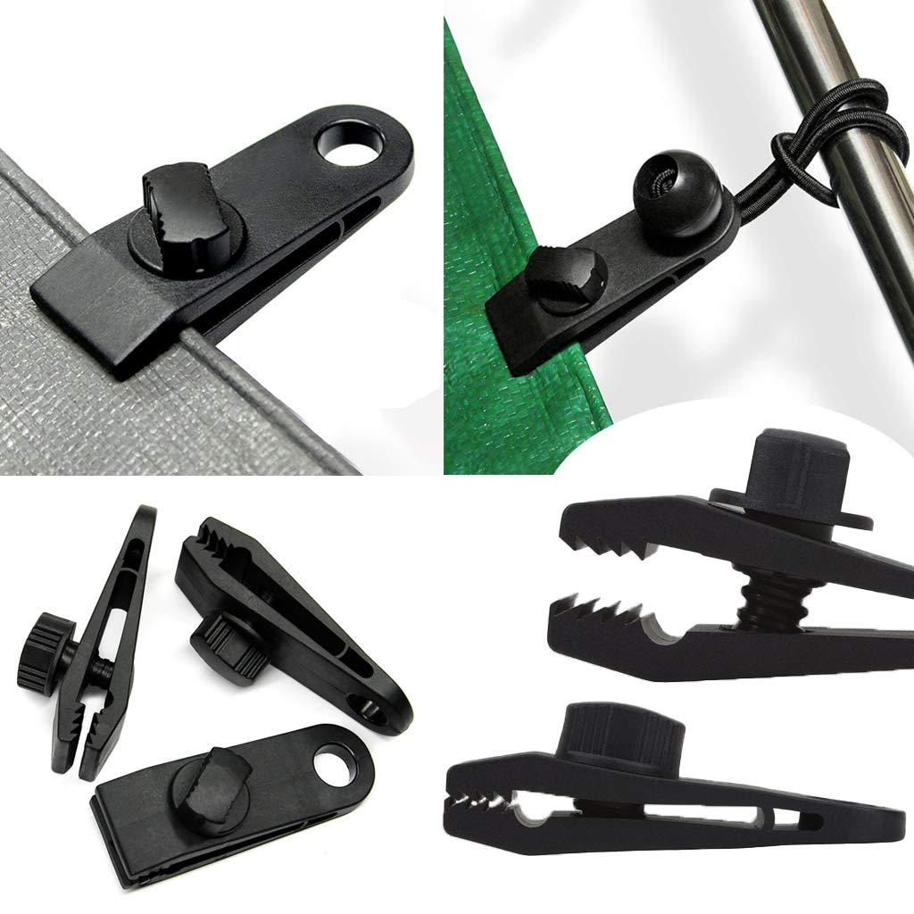 Genrics Genrics Reusable Heavy Duty Linoleum Clip Screw Clips Reusable Heavy Duty Tarpaulin Clips (10pcs Clip)