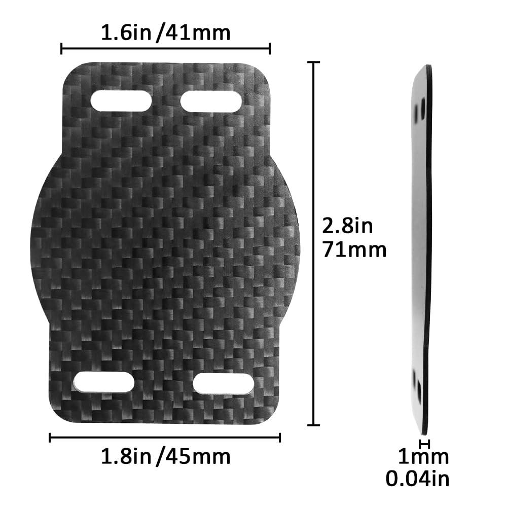 Specialookbmc Specialookbmc Leg Length Cleat spacers shims for SPEEDPLAY Zero for Wahoo Pedals Height: 0.5-2MM Long and Short Leg Adjustment Pads Fitting Shim (1MM)