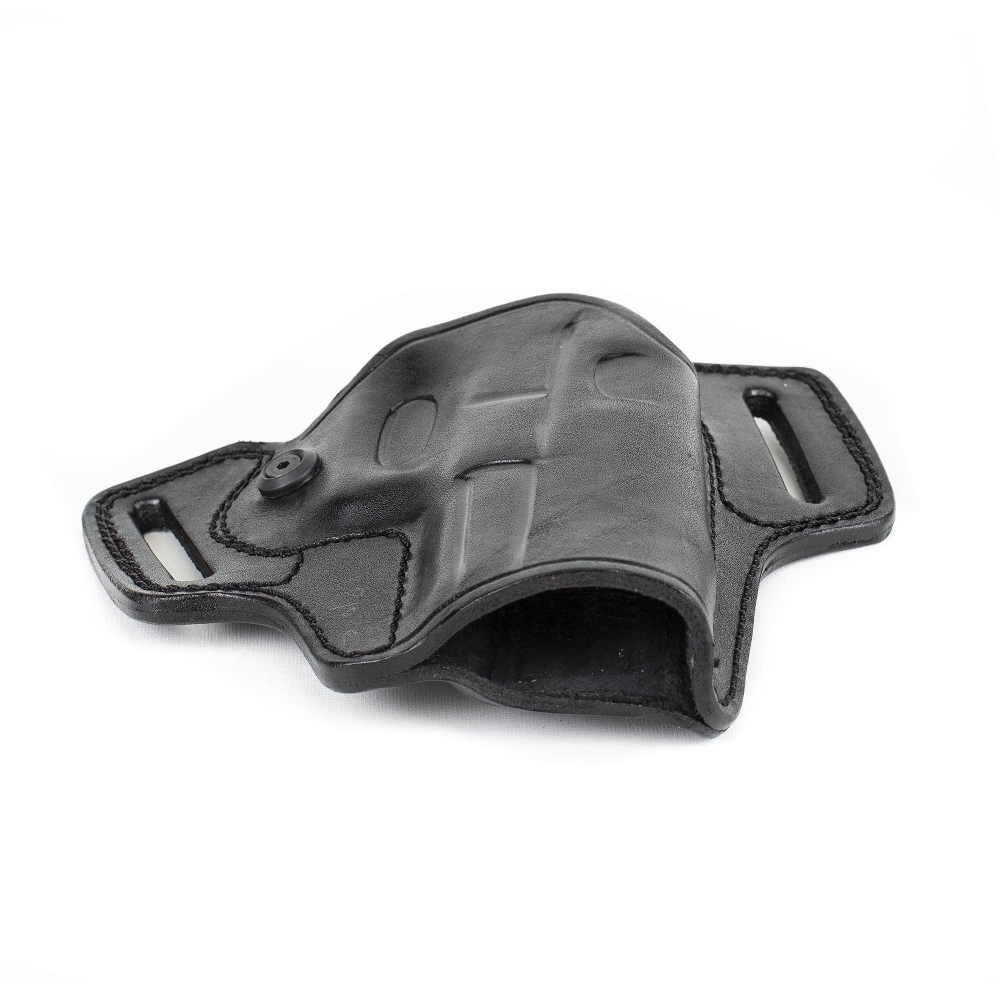 DORUK Doruk Holster for Walther PPS M2 9mm Owb Combat Master Leather Gun Belt Holsters (Black Right Hand)