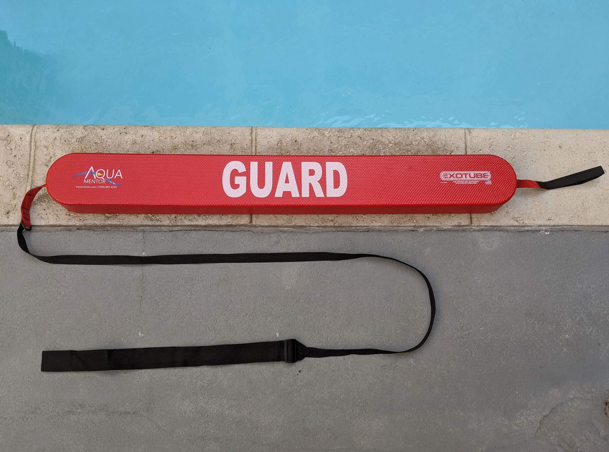 Aquamentor Aquamentor 50\" ExoTube - Made in The USA - Lifeguard Rescue Tube, Pick Resistant Mesh Casing, Crafted for Durability, Superior Grip, and Performance in Lifesaving Emergencies