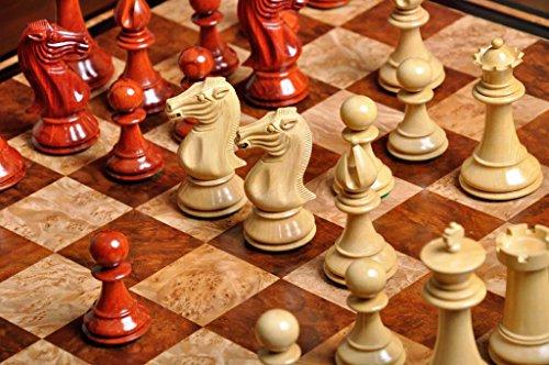 The House of Staunton The House of Staunton - The Isernia Luxury Chess Set - Pieces Only - 4.4" King - Blood Rosewood