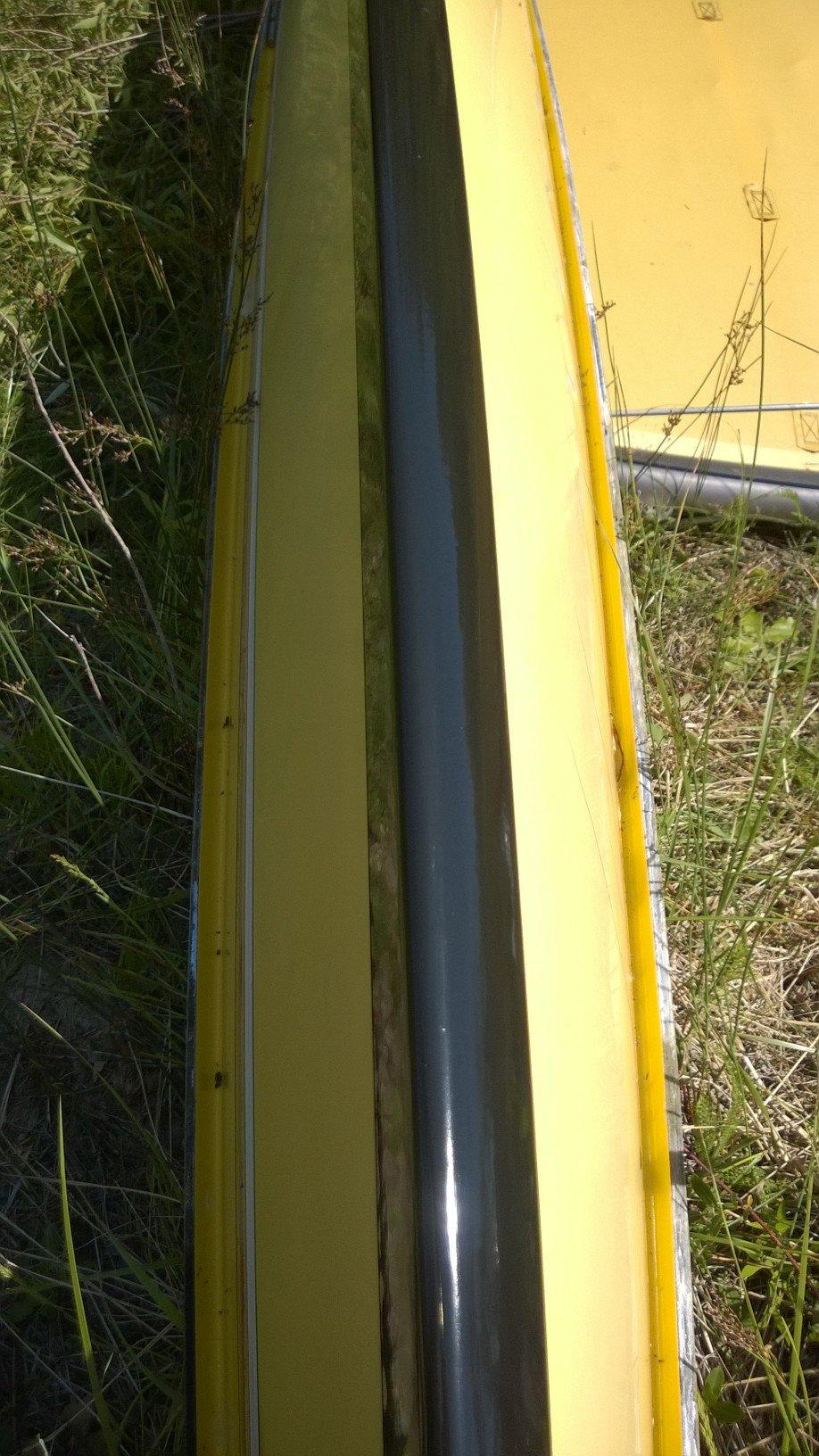 PereGuard PereGuard Kayak Keel Guard 4\" Width Black (10 feet) Kayak Canoe Protective Guard Abrasion Resistance