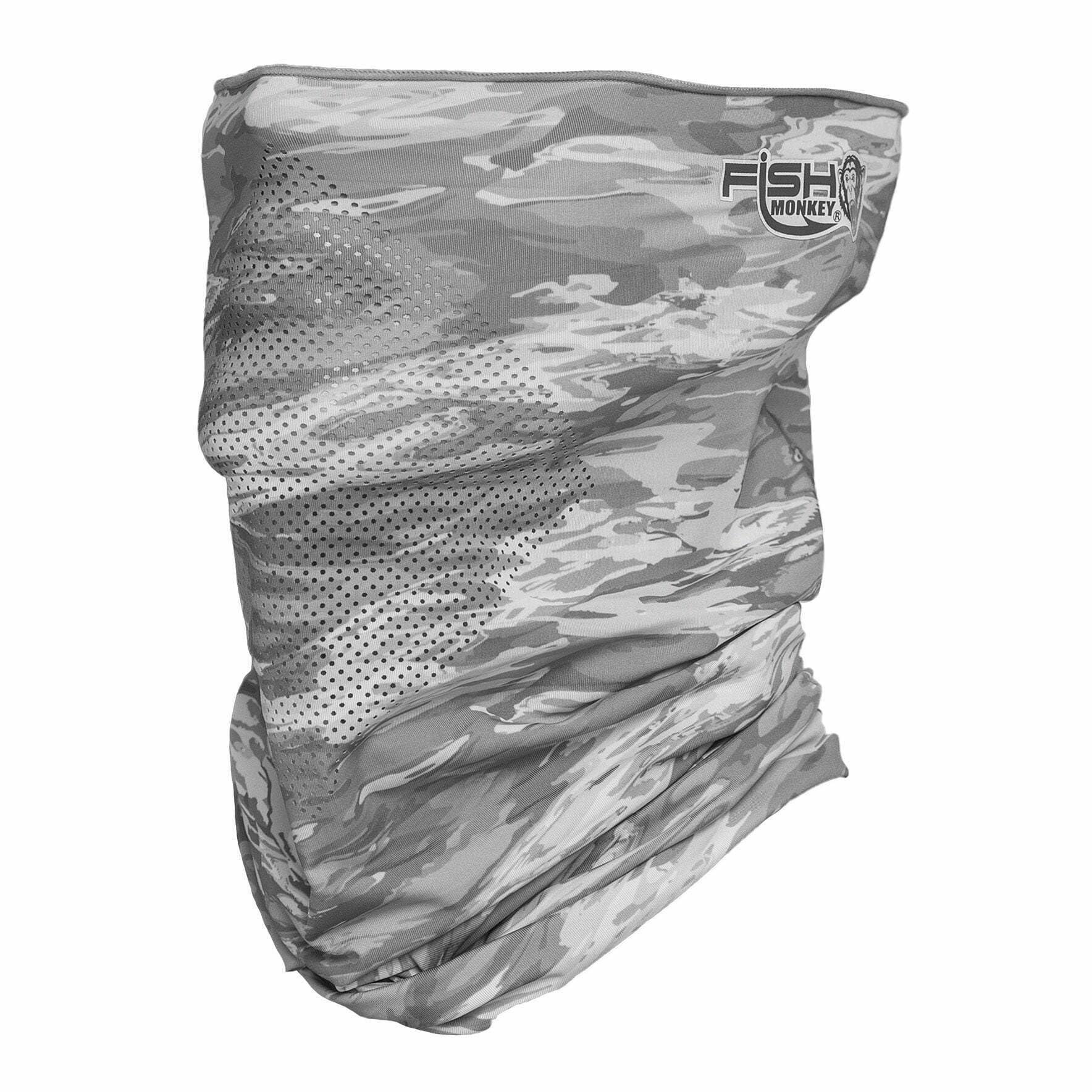 Fish Monkey Fish Monkey Performance Face Guard UPF 50+ Comfortable Lightweight Breathable Four Way Stretch Flared Bottom Fog Resistant Technology for Men and Women