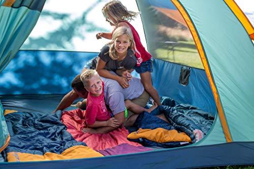 Kelty Kelty Callisto Kids 30 Degree Synthetic Insulated Sleeping Bag, Soft Shell, Stuff Sack Included for Boys and Girls