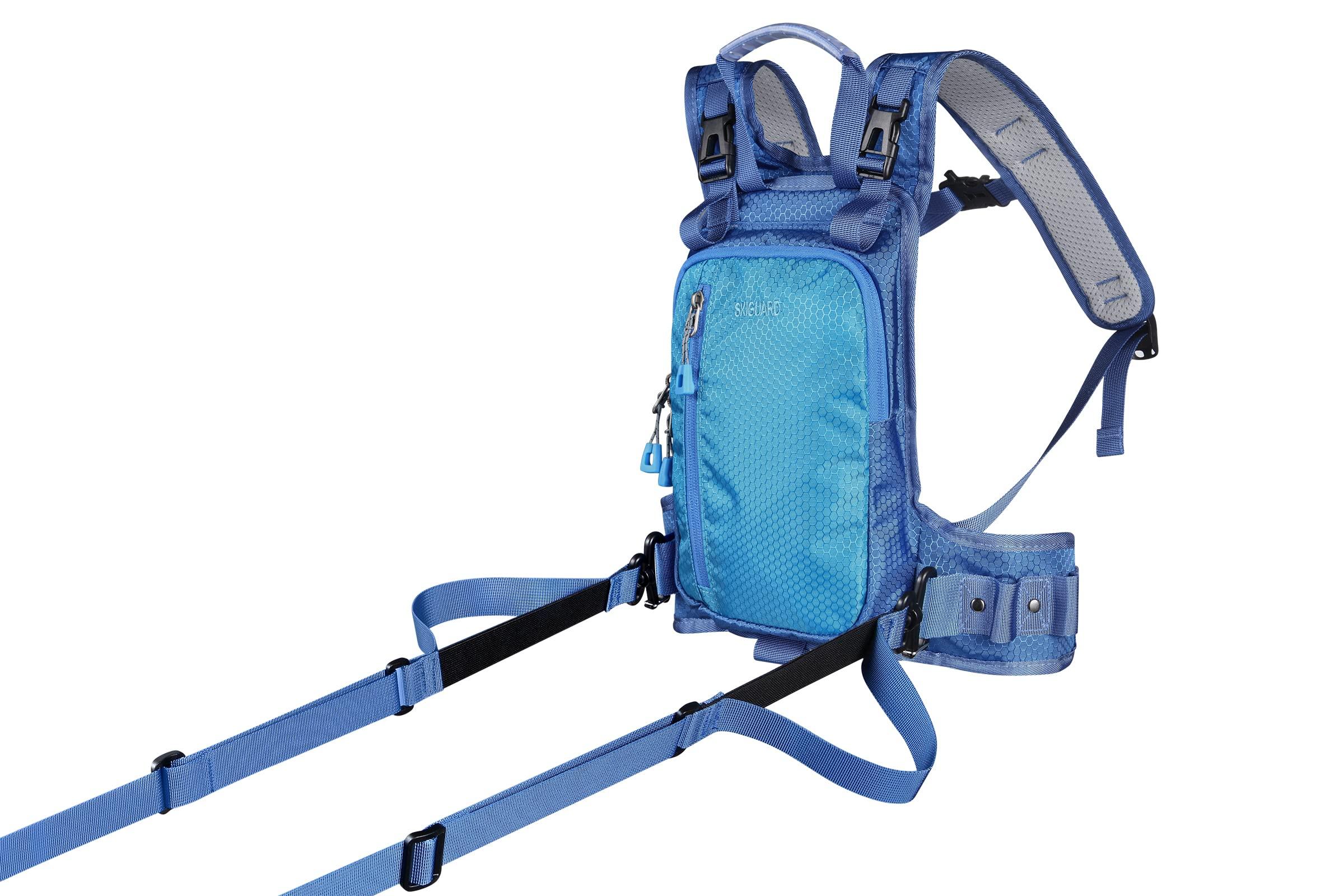 skiguard skiguard Ski Harness Trainer for Kids: Helping Toddler Learn to Ski with Support, Kids Ski Harness with Back Gripper Handle and Long Ski Leash, Child Ski Harness with Backpack for Age 2C8