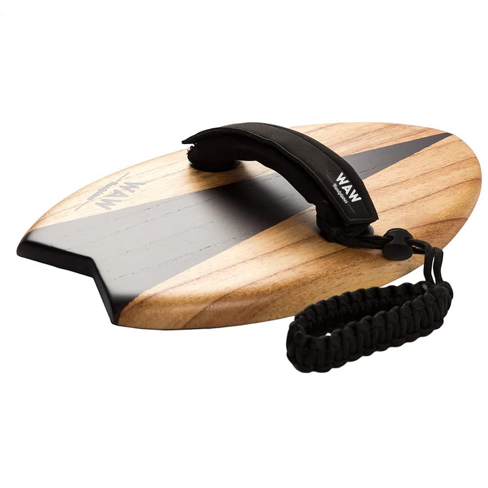 WAW Handplanes WAW TimberFish Bodysurfing Handplane, Handboard, Body Surf Plane, Hand Surfer, Hand Paddle, Sustainable Timber