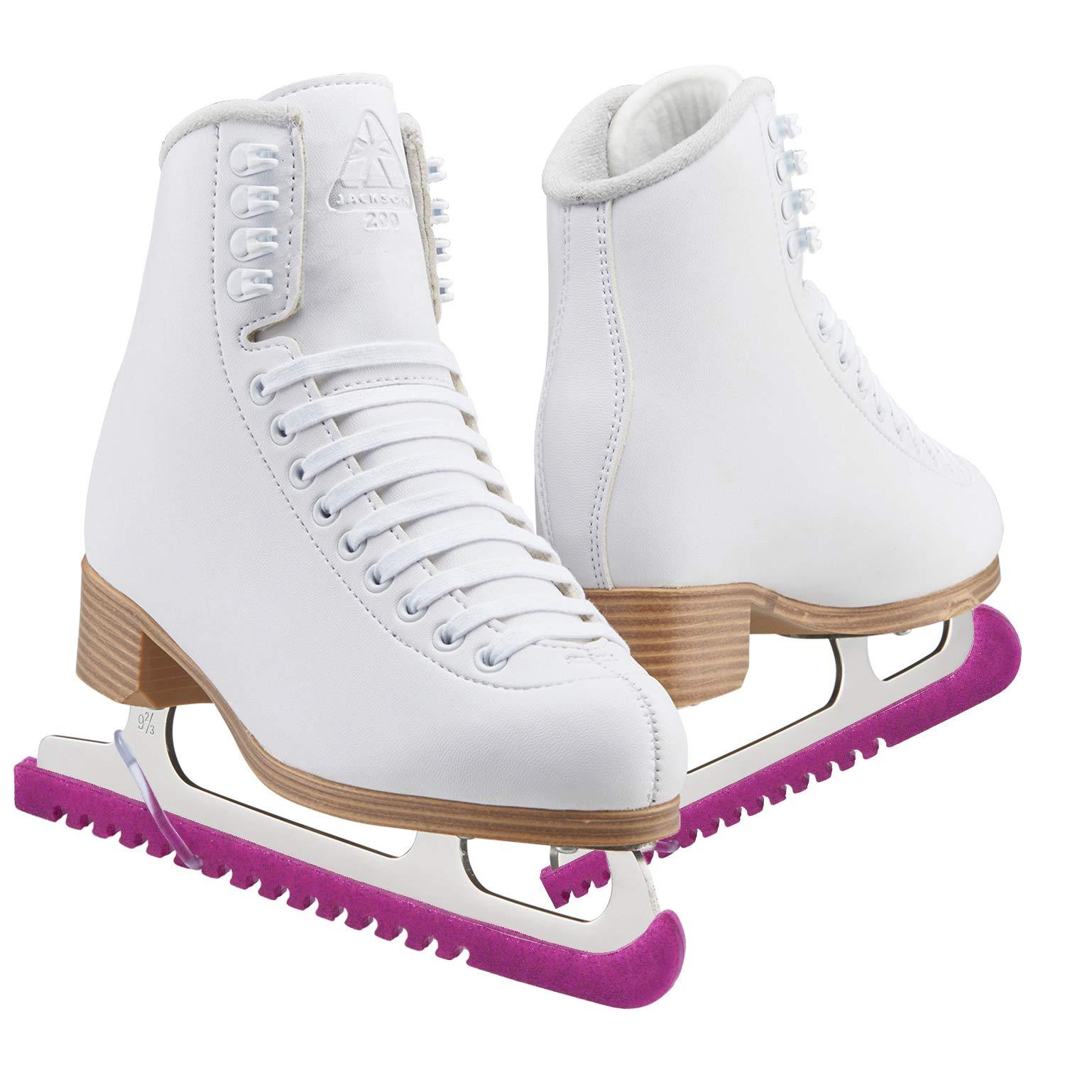 Jackson Ultima Jackson Classic 200 Womens/Girls Figure Ice Skates, Medium Width, Womens Size 7 with Centipede Skate Guard