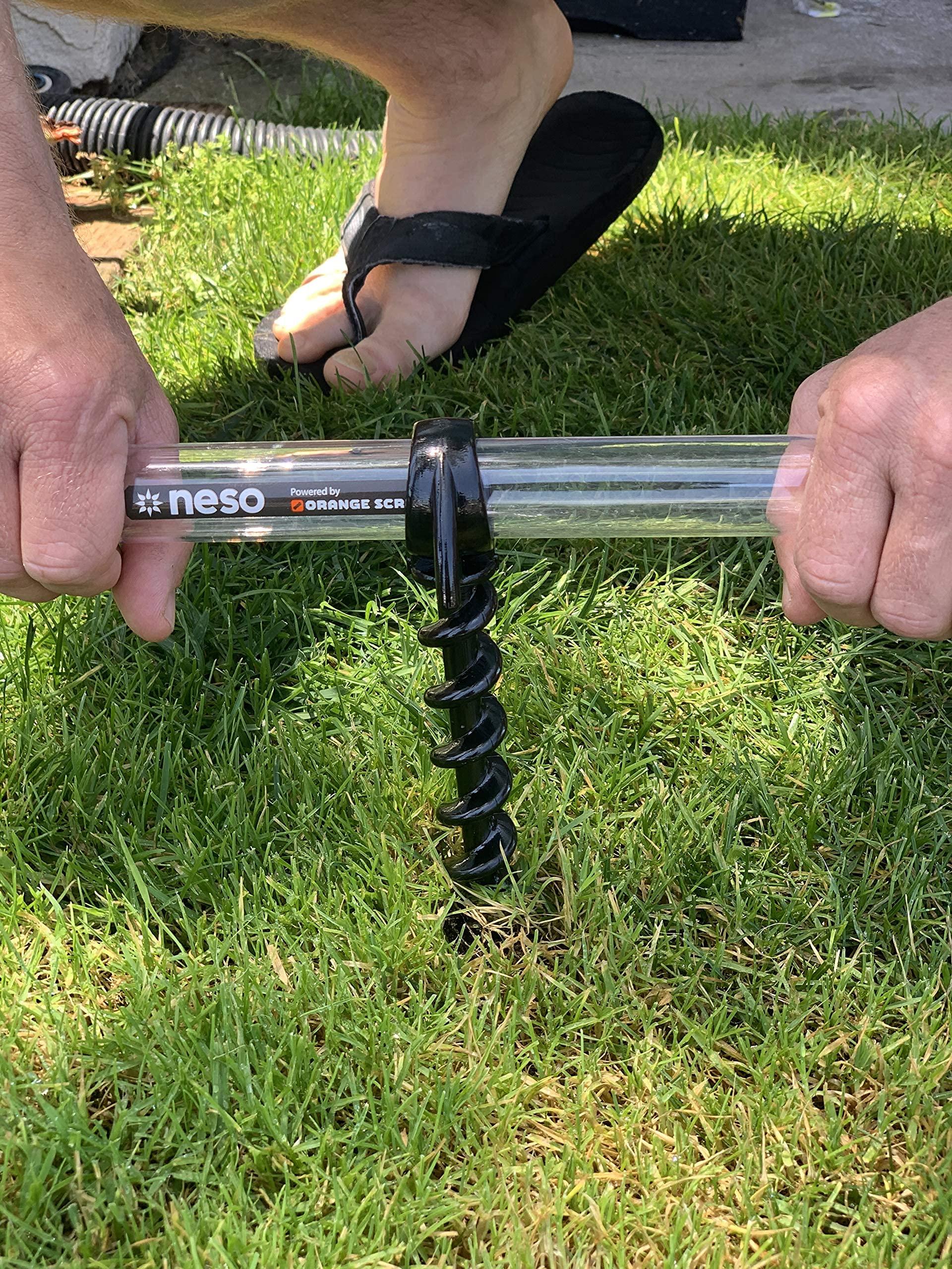 Neso Neso Sidelines Grande : Versatile Sports Sun Shelter, Patented Corners & Poles, 100% Recycled Stakes (Sunset)