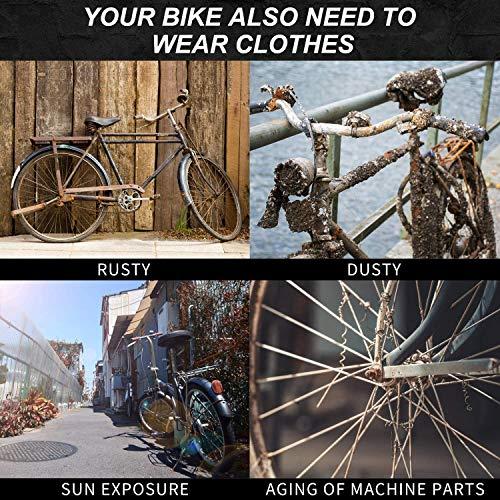 FLXUBAG FLXUBAG Bike Cover Washable Elastic Dirt-Free Bike Storage Wheel Cover Tire Package Fit All Bicycles (D)