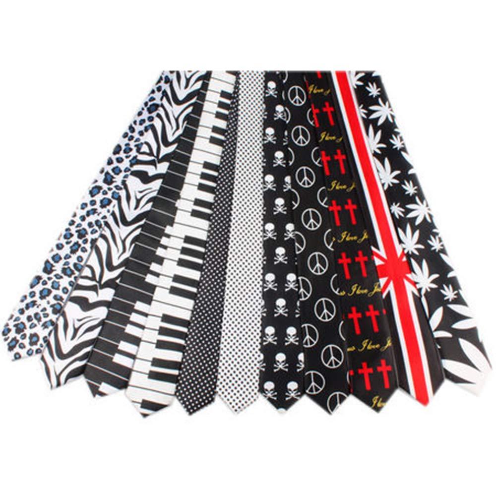 TopTie TopTie Unisex Necktie Printed Checkerboard Skinny Tie