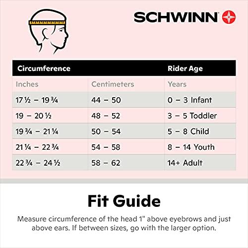 Schwinn Schwinn Thrasher Kids Bike Helmet, Boys And Girls, Fits 50 - 54cm Circumference, Ages 5-8 Year Olds, Lightweight, Detachable Visor, CPSC Safety Certified, Child, Pink/Hearts
