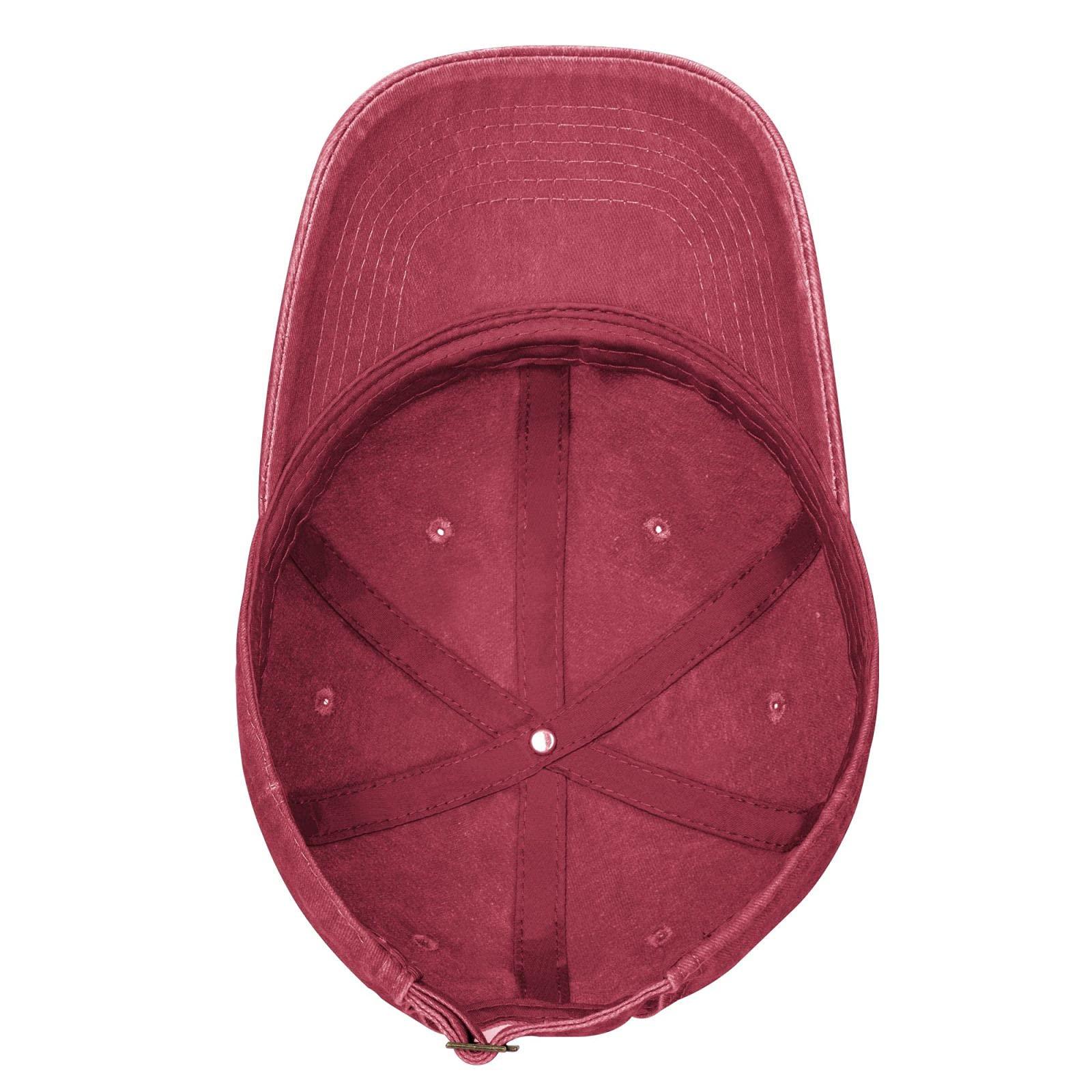 KOSPOGO Flag of Saint Helier Baseball Cap Women Men Hat Vintage Trucker Sun Hat Dad Cowboy Hats Red