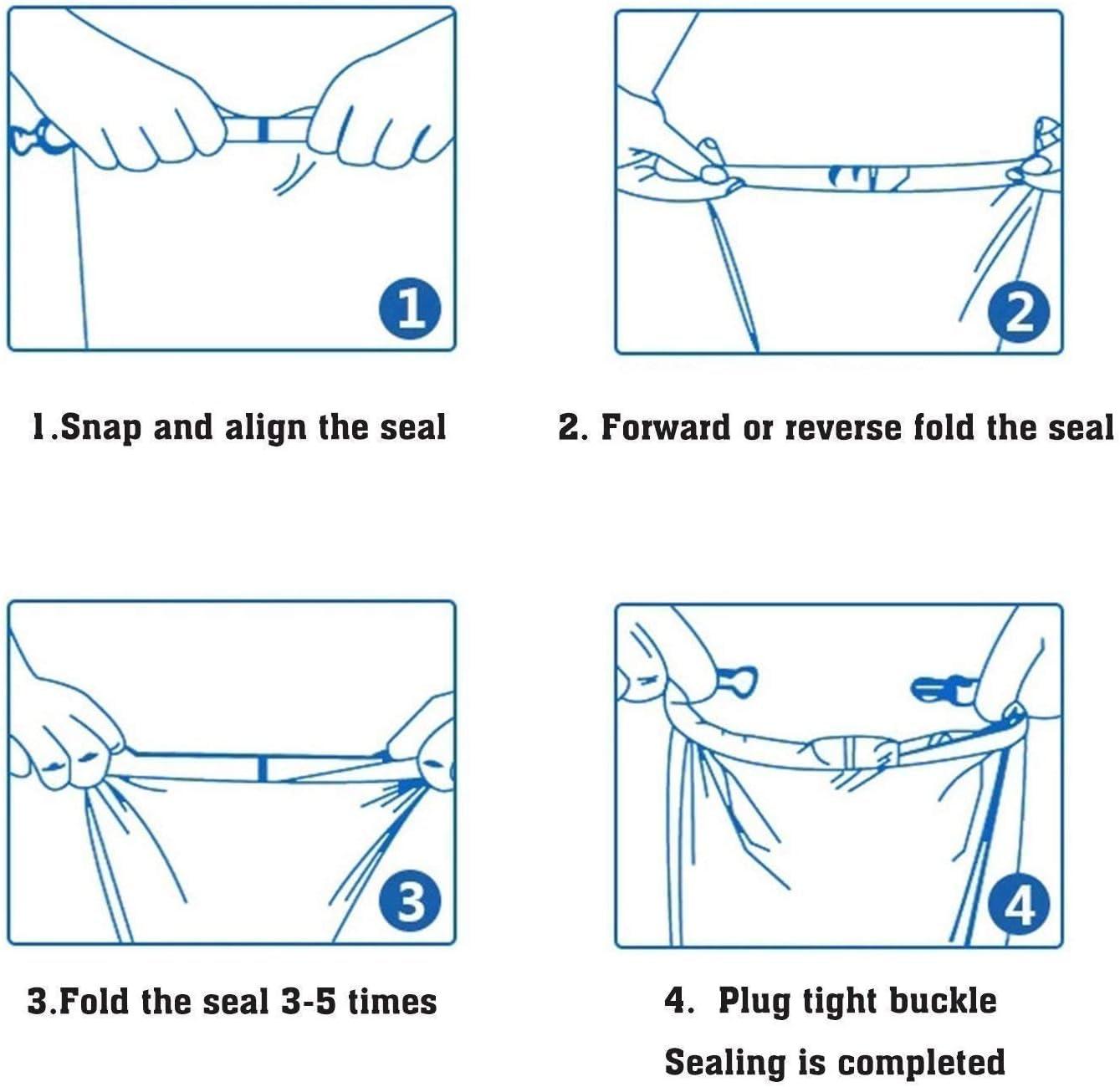 Unigear Unigear Dry Bag Waterproof, Floating and Lightweight Bags for Kayaking, Boating, Fishing, Swimming and Camping with Waterproof Phone Case (Pale Yellow, 2L)