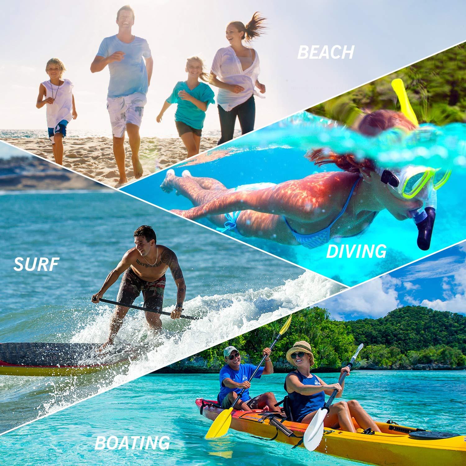 IceUnicorn IceUnicorn Water Shoes Men Women Beach Swim Aqua Barefoot Socks Pool Quick Dry Yoga(liuxingyu Black 38/39)