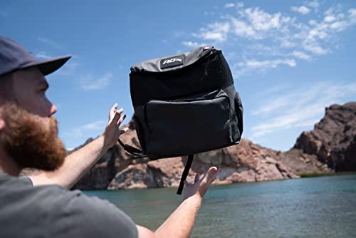 AO Coolers AO Coolers Backpack Soft Cooler High-Density Insulation, Black, 18-Can