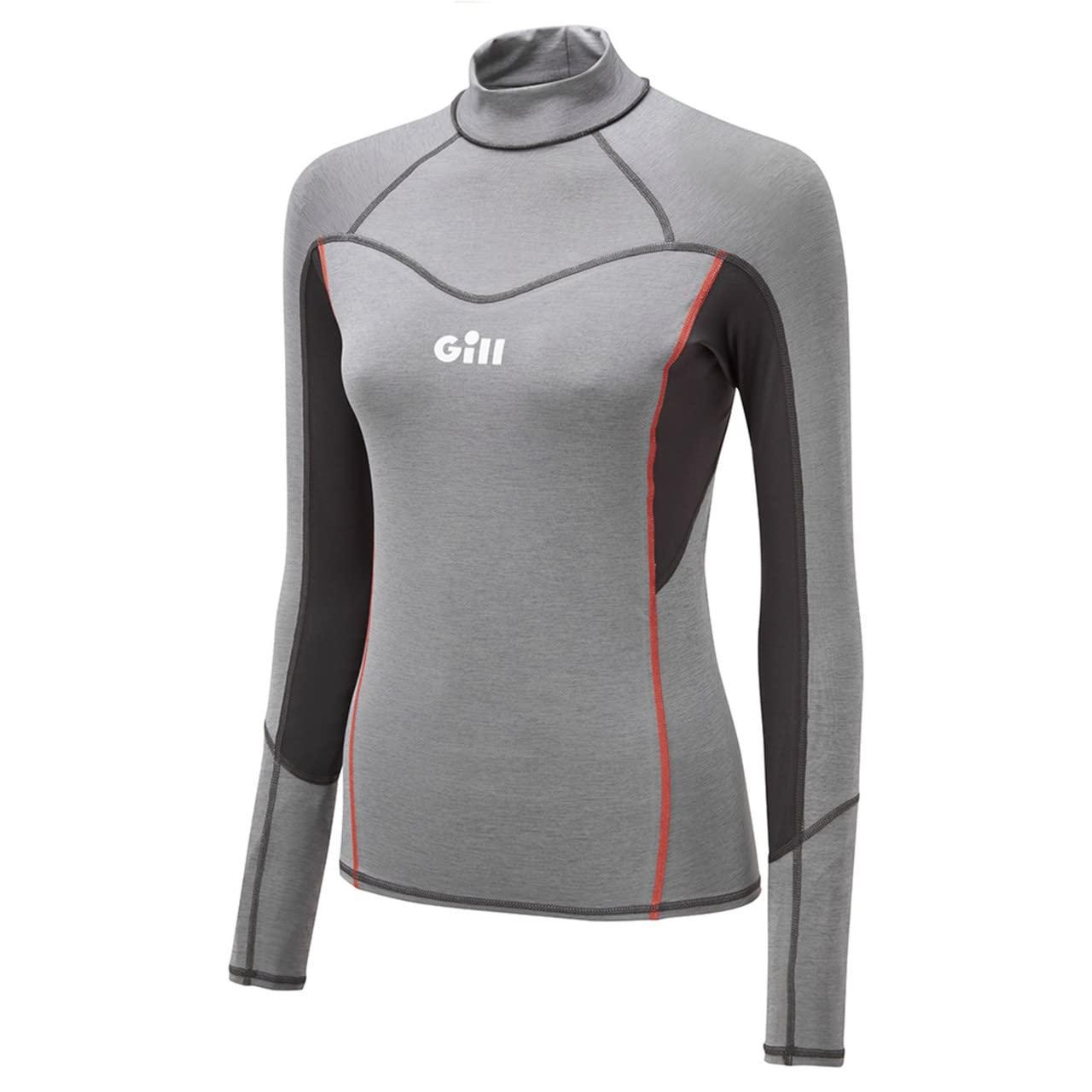 Gill Gill Womens Long Sleeve Eco Pro Sustainable Rash Guard Vest 50+ UV Sun Protection Water Sports Surfing Paddle Board Kayaking