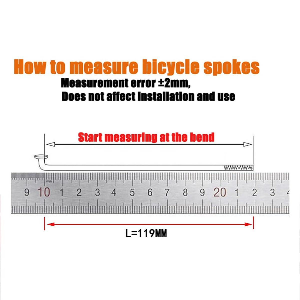 QHQKR QHQKR 10G Electric Bike Spokes 3.0 mm Diameter Silver Steel Motorcycle Wheel Tire Spokes with Nipples and Wrench 55-305mm J Bend Bicycle Spoke for E-Bike Motorcycle (267mm 40pcs with spoke wrench)