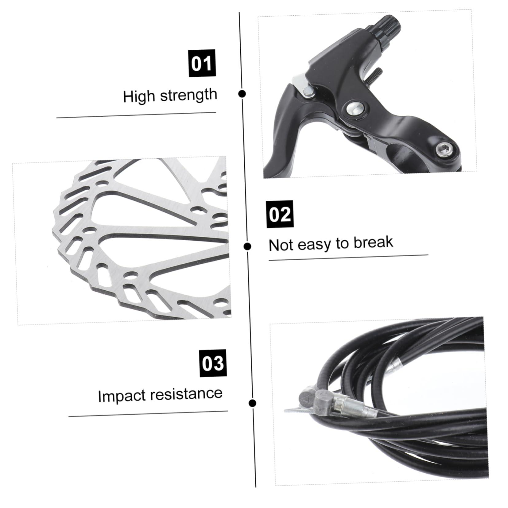 BESPORTBLE BESPORTBLE Mountain Bike Disc Brake Kit Disc Rotor Set Hand Brake Lever Shifter Cable Bike Disc Brake Screws