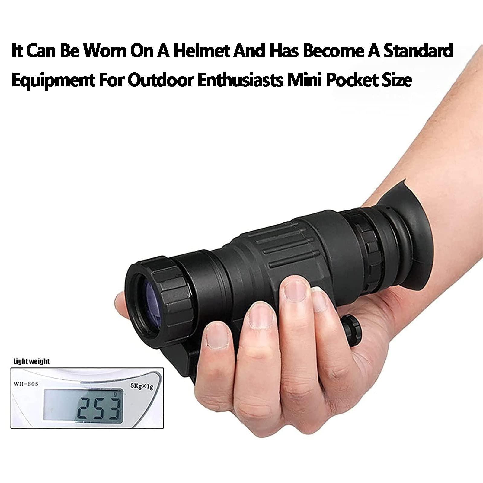 BEESOM BEESOM PVS-14 Digital Night Vision Goggle IR Night Vision Monocular Waterproof, Monocular Night Vision Scope Thermal Imaging Monocular for Hunting,Camping,Travel