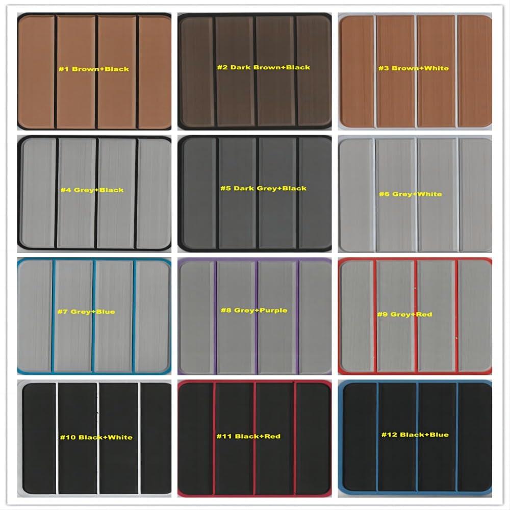 Zomanon Zomanon Boat EVA Faux Teak Decking Floor Compatible with 2001 Four Winns 248 Vista Swim Platform Boat EVA Faux Foam Teak Deck Floor Pad